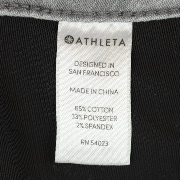 Athleta Sculptek Women's Size 8 Gray Kenai Wash Mid Rise Ankle Skinny Jeans - Picture 9 of 10